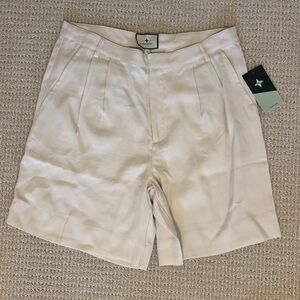 Tuckernuck Light Tan Pleated Shorts